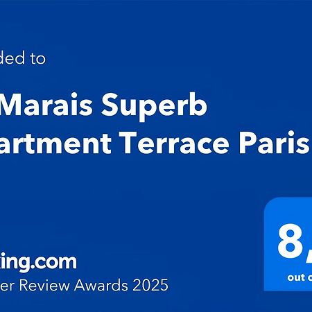 Le Marais Superb Apartment Terrace Paris Free Netflix Eksteriør billede
