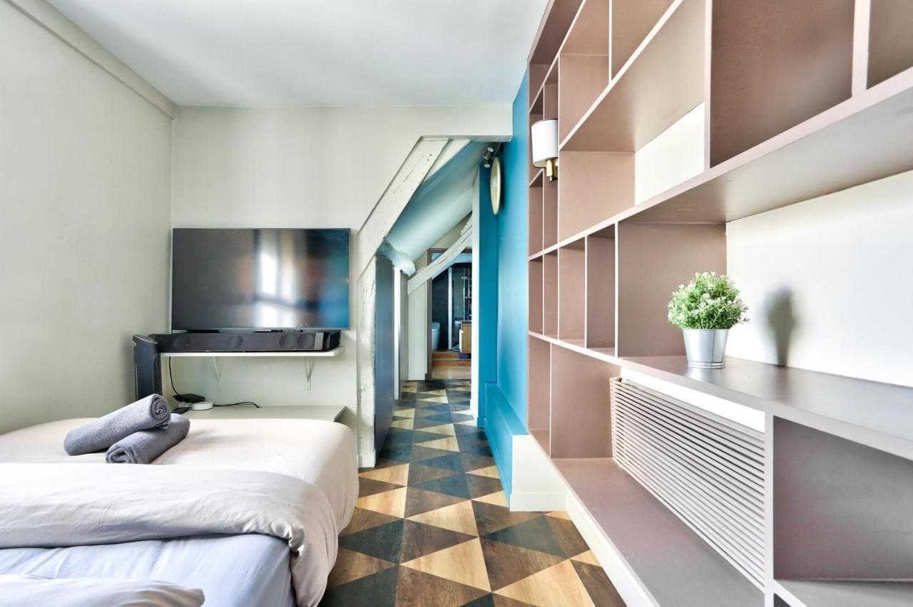 Le Marais Superb Apartment Terrace Paris Free Netflix Eksteriør billede