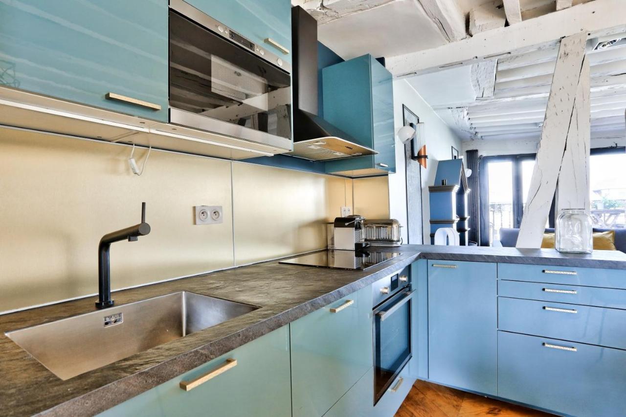Le Marais Superb Apartment Terrace Paris Free Netflix Eksteriør billede