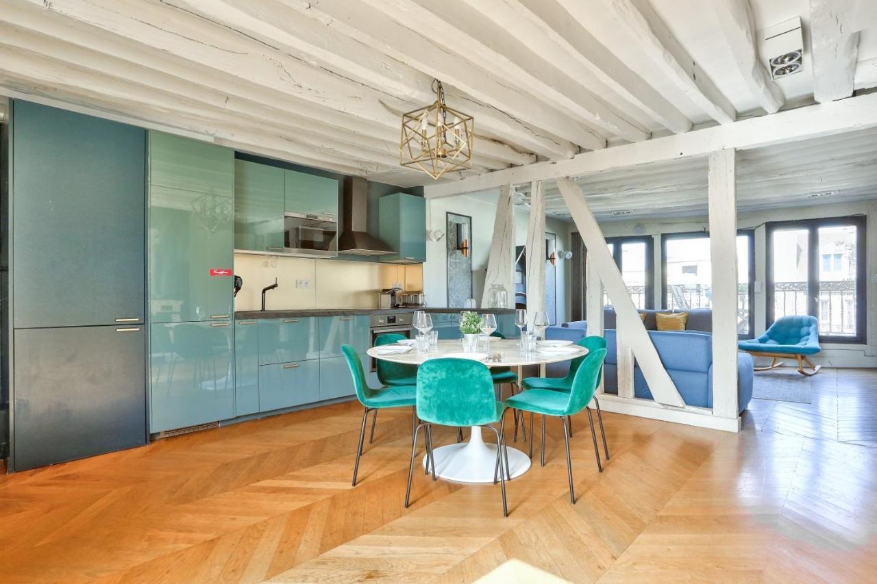 Le Marais Superb Apartment Terrace Paris Free Netflix Eksteriør billede