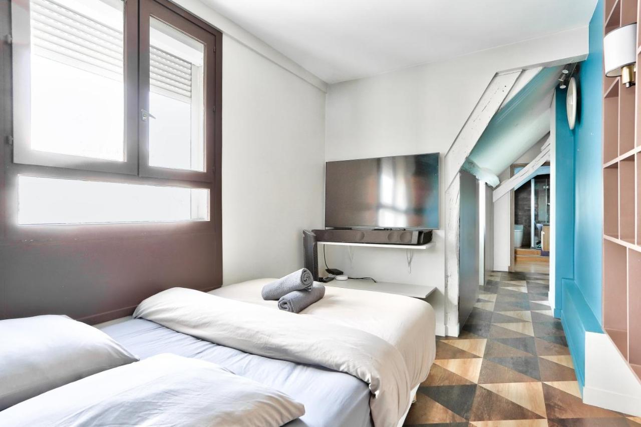 Le Marais Superb Apartment Terrace Paris Free Netflix Eksteriør billede
