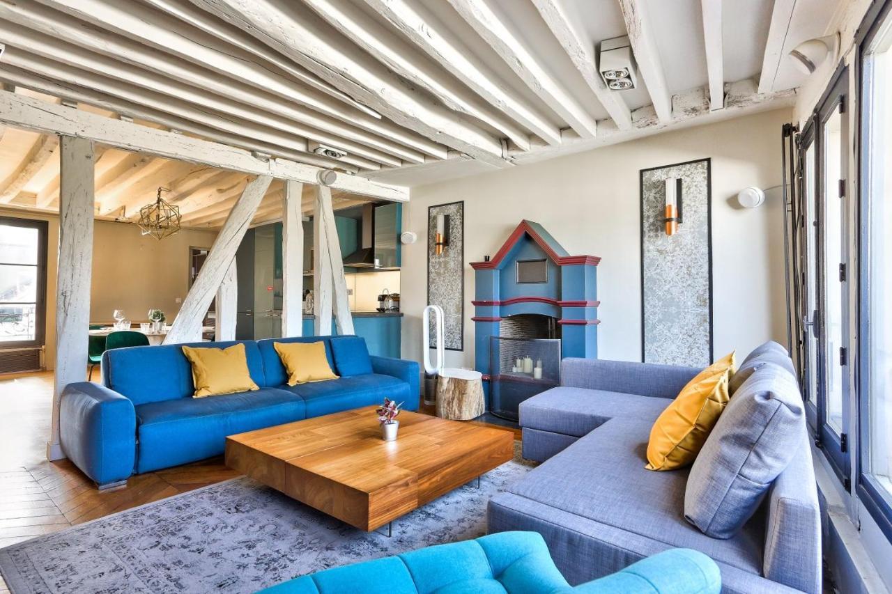 Le Marais Superb Apartment Terrace Paris Free Netflix Eksteriør billede