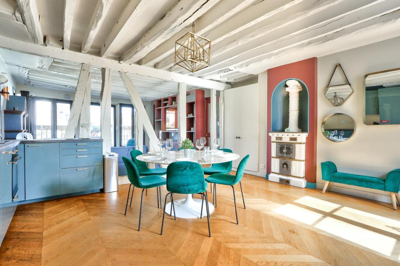 Le Marais Superb Apartment Terrace Paris Free Netflix Eksteriør billede